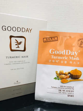 GoodDay Skincare GoodDay 강황 마스크 — 5점을 준 리뷰어가 2020년 2월 올린 사용 사진