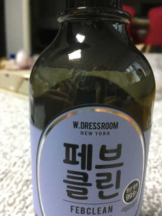 더블유드레스룸 페브클린 500ml — 4점을 준 리뷰어가 2018년 8월 올린 사용 사진