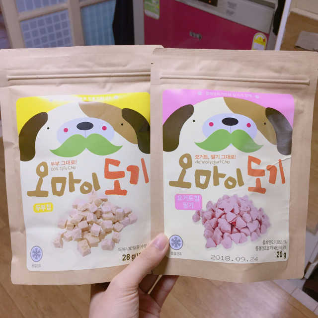 오마이도기 애견 요거트칩/두부칩 리뷰 사진
