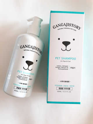 강아지스토리 펫샴푸 300ml — 5점을 준 리뷰어가 2019년 3월 올린 사용 사진