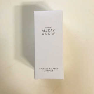 ALL DAY GLOW [올 데이 글로우] 카밍 밸런스 앰플 30ml — 4.5점을 준 리뷰어가 2019년 12월 올린 사용 사진