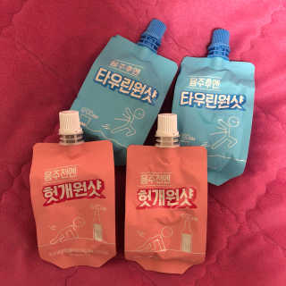 천호식품 숙취해서 헛개원샷, 타우린원샷 술푼너에게 — 4점을 준 리뷰어가 2017년 12월 올린 사용 사진