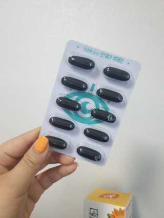 네츄럴굿띵스 오!메가루테인 60일분 — 3.5점을 준 리뷰어가 2019년 4월 올린 사용 사진