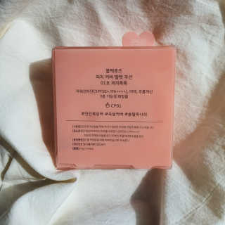 [블랙루즈] 피치 커버 벨벳 쿠션 2종 중 택1 — 4.5점을 준 리뷰어가 2019년 10월 올린 사용 사진