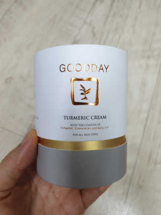GoodDay Skincare GoodDay 강황크림 50g — 5점을 준 리뷰어가 2019년 12월 올린 사용 사진