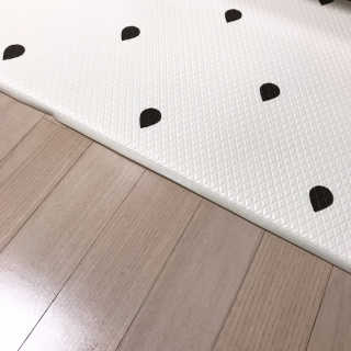 창신리빙 [아쿠아 쿠션 양면매트 2p세트] 똑똑한 정리 수납 — 3점을 준 리뷰어가 2019년 1월 올린 사용 사진