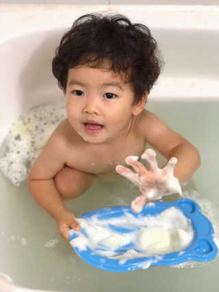 꼬모조이 탱글탱글 구름 콩순이 버블바스 — 4.5점을 준 리뷰어가 2019년 12월 올린 사용 사진