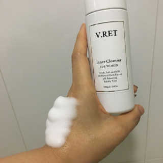 V.RET 브이렛 여성청결제 — 4점을 준 리뷰어가 2018년 7월 올린 사용 사진