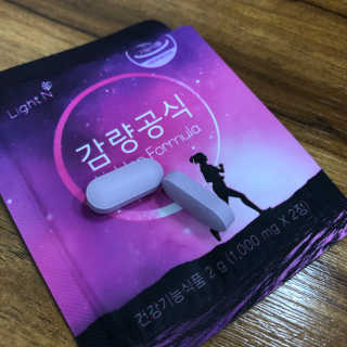 [감량공식] 다이어트 건강기능식품 — 3.5점을 준 리뷰어가 2019년 12월 올린 사용 사진