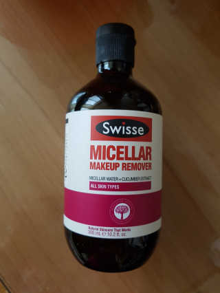 SWISSE 스위스 미셀라 메이크업 리무버 — 4점을 준 리뷰어가 2020년 1월 올린 사용 사진