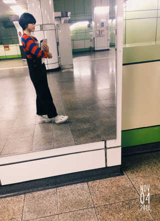 슈퍼8비트 춥치마담요 - 치마 겸 무릎담요 — 1.5점을 준 리뷰어가 2016년 11월 올린 사용 사진