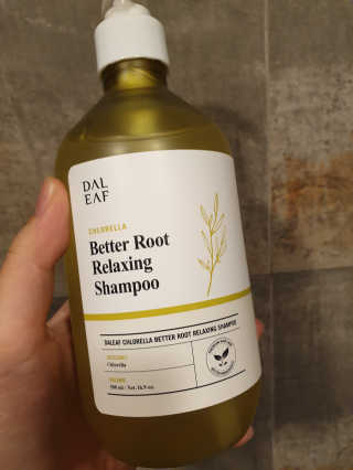 달리프 클로렐라 베러 루트 릴렉싱 샴푸 500ml — 4.5점을 준 리뷰어가 2020년 2월 올린 사용 사진