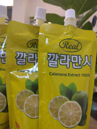 장수농가 리얼깔라만시 — 5점을 준 리뷰어가 2018년 4월 올린 사용 사진