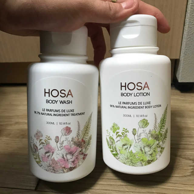HOSA BODY WASH+BODY LOTION 리뷰 사진
