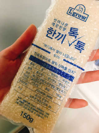 L'grow (엘그로) L'grow(엘그로) 씻어나온 한끼톡톡쌀! — 4.83점을 준 리뷰어가 2018년 1월 올린 사용 사진