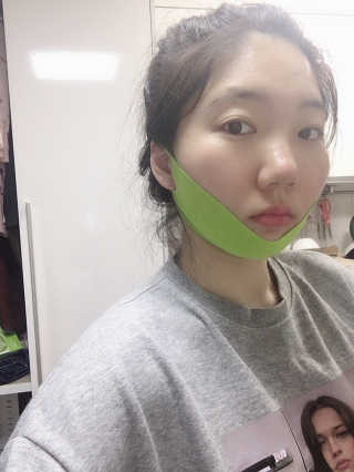 스케덤 시카 리프팅밴드 — 5점을 준 리뷰어가 2019년 3월 올린 사용 사진