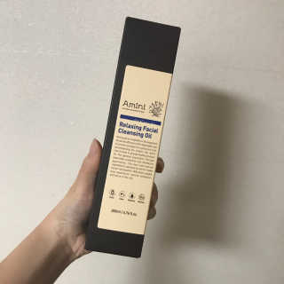 아미니 릴렉싱 페이셜 클렌징 오일 — 5점을 준 리뷰어가 2019년 1월 올린 사용 사진