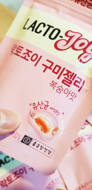 락토조이 구미젤리 복숭아맛 — 5점을 준 리뷰어가 2019년 10월 올린 사용 사진