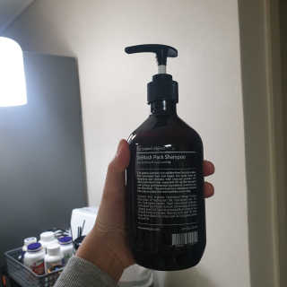 the naked object [탈모볼륨샴푸] 디블랙 팩 샴푸 — 5점을 준 리뷰어가 2019년 12월 올린 사용 사진