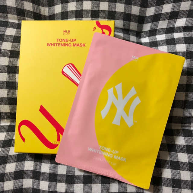 [MLB PLAY] 톤업 화이트닝 마스크 1BOX 리뷰 사진