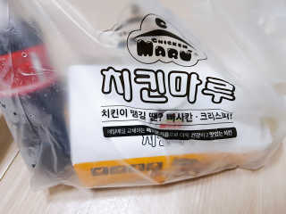[치킨마루]-  빠사칸윙봉현미 + 콜라 500ml — 5점을 준 리뷰어가 2019년 7월 올린 사용 사진