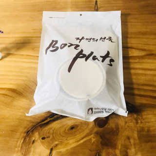 본플라 친환경 야자나무잎 접시 — 3.67점을 준 리뷰어가 2018년 8월 올린 사용 사진
