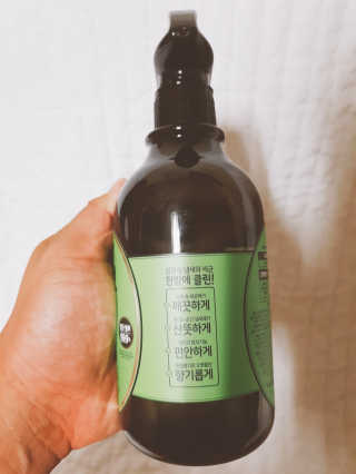 더블유드레스룸 페브클린 500ml — 4.33점을 준 리뷰어가 2018년 8월 올린 사용 사진