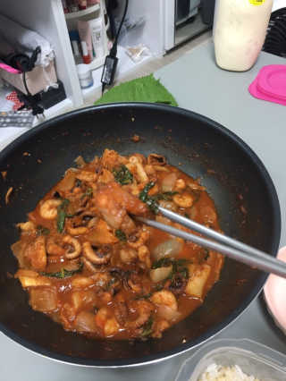 맵꾸미 쭈꾸미볶음 450g — 4점을 준 리뷰어가 2019년 8월 올린 사용 사진