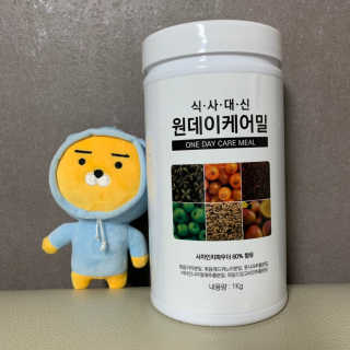 (주)이스터비엔에프 식사대용선식 원데이케어밀 1KG 대용량 — 3점을 준 리뷰어가 2019년 2월 올린 사용 사진