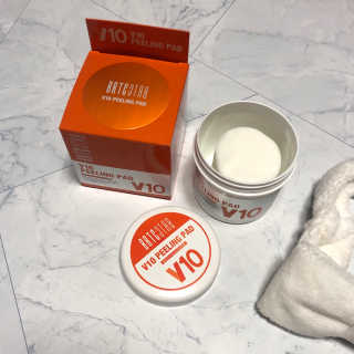 비알티씨 V10 필링패드 — 4.5점을 준 리뷰어가 2019년 1월 올린 사용 사진