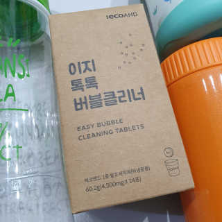 [에코앤드]이지톡톡 버블클리너 1종세척제 — 4점을 준 리뷰어가 2019년 8월 올린 사용 사진