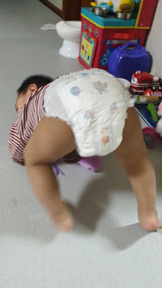 보솜이 액션핏 팬티형 — 4점을 준 리뷰어가 2019년 4월 올린 사용 사진