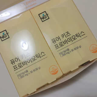 네츄럴굿띵스 퓨어 키즈 프로바이오틱스 60포 — 4점을 준 리뷰어가 2019년 8월 올린 사용 사진
