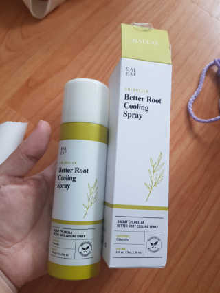달리프 클로렐라 베러 루트 쿨링 스프레이 100ml — 5점을 준 리뷰어가 2019년 6월 올린 사용 사진