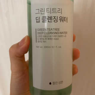 (주)에네스티 그린 티트리 딥 클렌징 워터 300ml — 3점을 준 리뷰어가 2019년 11월 올린 사용 사진
