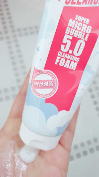 미팩토리 슈퍼 마이크로 버블 5.0 클렌징 폼 X 2EA — 4점을 준 리뷰어가 2019년 5월 올린 사용 사진