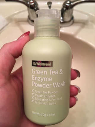 바이 위시트랜드 Green Tea Powder Wash — 5점을 준 리뷰어가 2018년 1월 올린 사용 사진