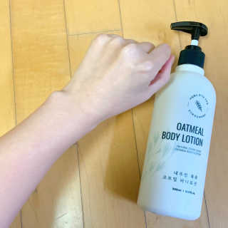 (주)에네스티 내추럴 촉촉  오트밀 바디로션 500ml — 4점을 준 리뷰어가 2019년 12월 올린 사용 사진