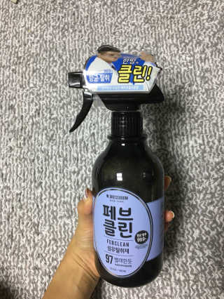 더블유드레스룸 페브클린 500ml — 4점을 준 리뷰어가 2018년 8월 올린 사용 사진