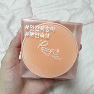 [블랙루즈] 피치 커버 벨벳 쿠션 2종 중 택1 — 4점을 준 리뷰어가 2019년 10월 올린 사용 사진