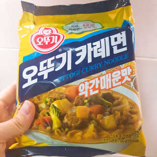 오뚜기카레면 2차 모집 — 4점을 준 리뷰어가 2019년 2월 올린 사용 사진