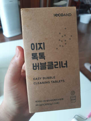 [에코앤드]이지톡톡 버블클리너 1종세척제 — 4점을 준 리뷰어가 2019년 6월 올린 사용 사진