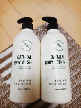(주)에네스티 내추럴 촉촉  오트밀 바디워시 500ml — 5점을 준 리뷰어가 2020년 3월 올린 사용 사진