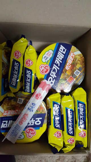오뚜기카레면 2차 모집 — 1점을 준 리뷰어가 2019년 1월 올린 사용 사진