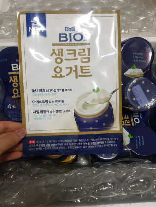 [매일 바이오] 생크림요거트 플레인 12개 + 유자 12개 — 5점을 준 리뷰어가 2019년 6월 올린 사용 사진