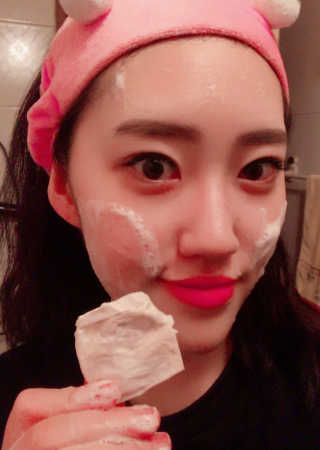 비알티씨 V10 파우더 클렌징 티백 2종 — 4점을 준 리뷰어가 2019년 1월 올린 사용 사진