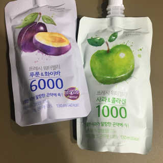 풀무원 프레시 워터젤리 — 3점을 준 리뷰어가 2018년 8월 올린 사용 사진
