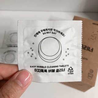 [에코앤드]이지톡톡 버블클리너 1종세척제 — 5점을 준 리뷰어가 2019년 6월 올린 사용 사진