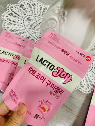 락토조이 구미젤리 복숭아맛 — 5점을 준 리뷰어가 2019년 8월 올린 사용 사진