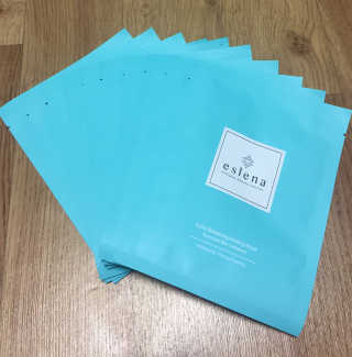 에슬레나 엑스트라 밸런싱 힐링 마스크 10장 — 4점을 준 리뷰어가 2017년 10월 올린 사용 사진